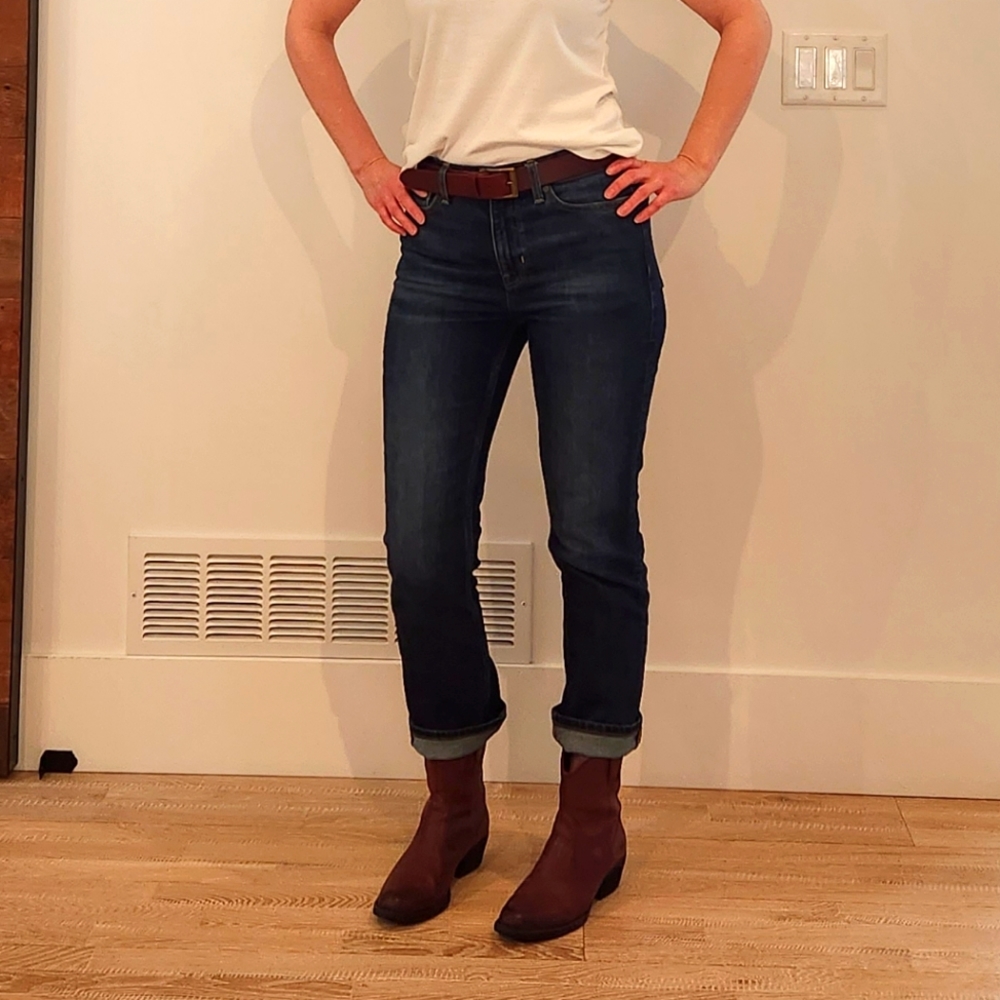 NWOT Burgundy leather boots and belt - Picture 7 of 7